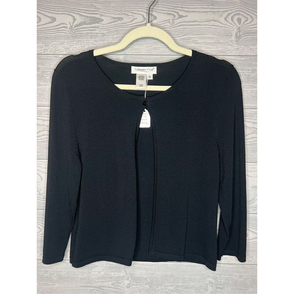 Coldwater Creek black shrug size small